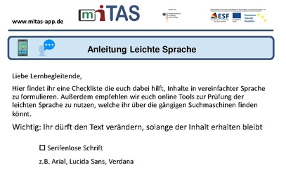 PDF zur „Anleitung für leichte Sprache“ öffnen